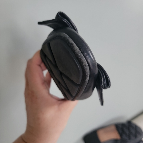 Tory Burch Black Leather Balet Flats - Picture 4 of 12